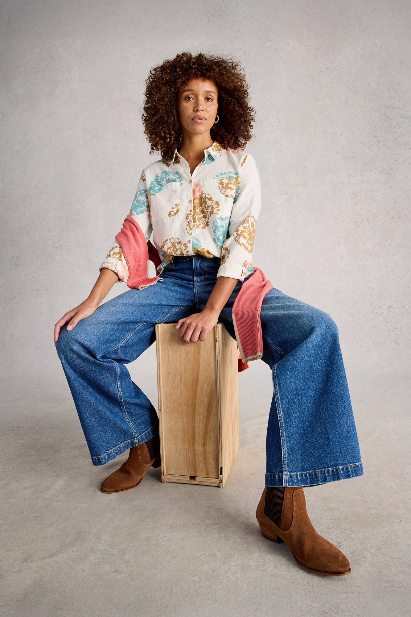 Blouse pour femme par White Stuff | 445511 Ivoire | Boutique Vvög, vêtements mode pour homme et femme