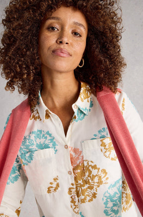 Blouse pour femme par White Stuff | 445511 Ivoire | Boutique Vvög, vêtements mode pour homme et femme