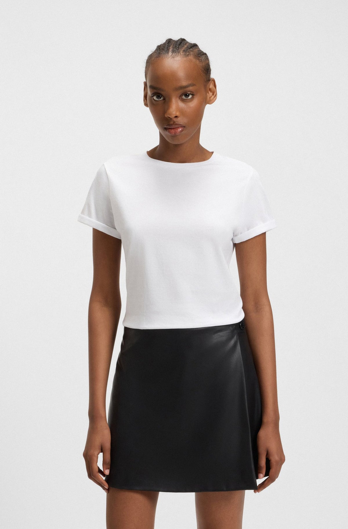 T-shirt pour femme par HUGO BOSS | 50417212 Blanc | Boutique Vvög