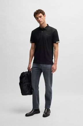 Polo pour homme par HUGO BOSS | 50467113 Noir | Boutique Vvög, vêtements mode pour homme et femme