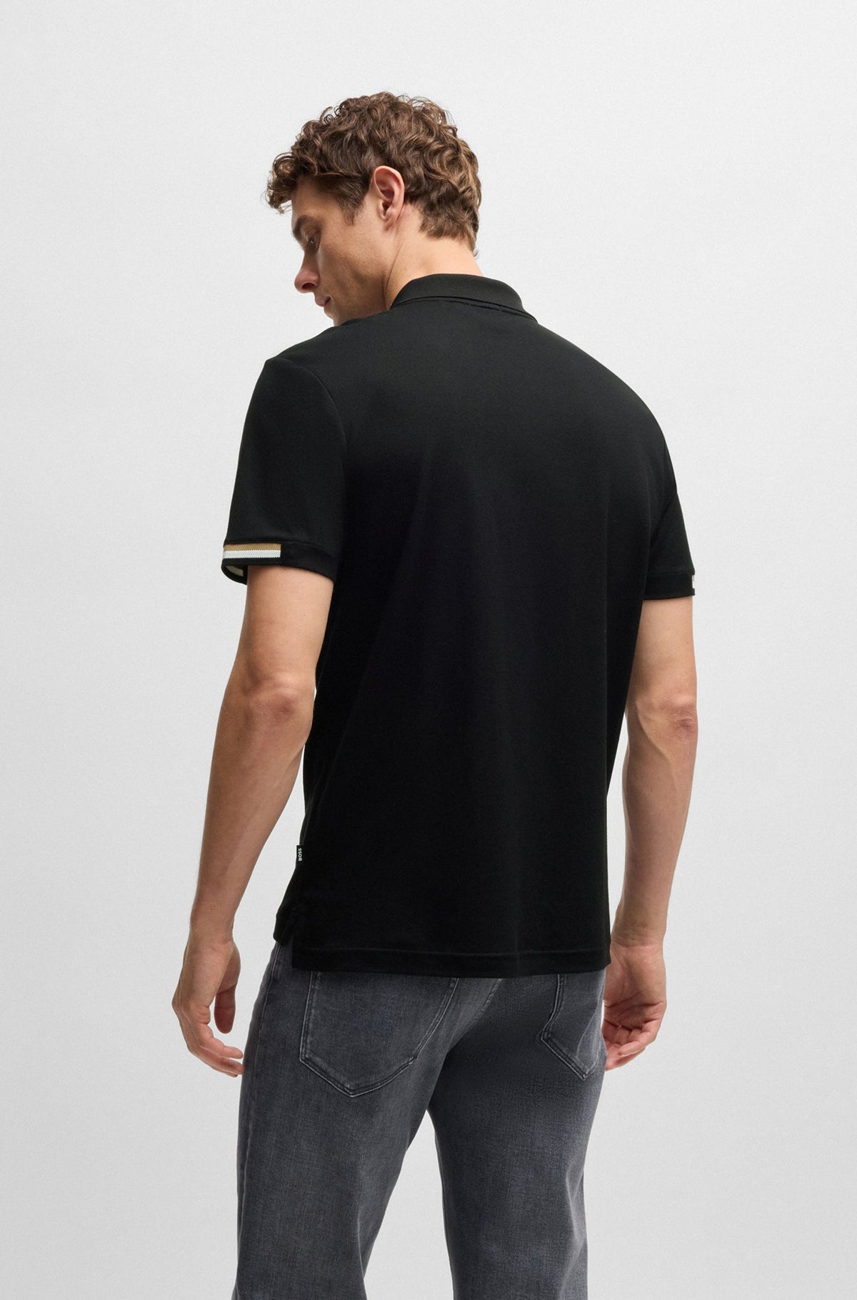 Polo pour homme par HUGO BOSS | 50467113 Noir | Boutique Vvög, vêtements mode pour homme et femme