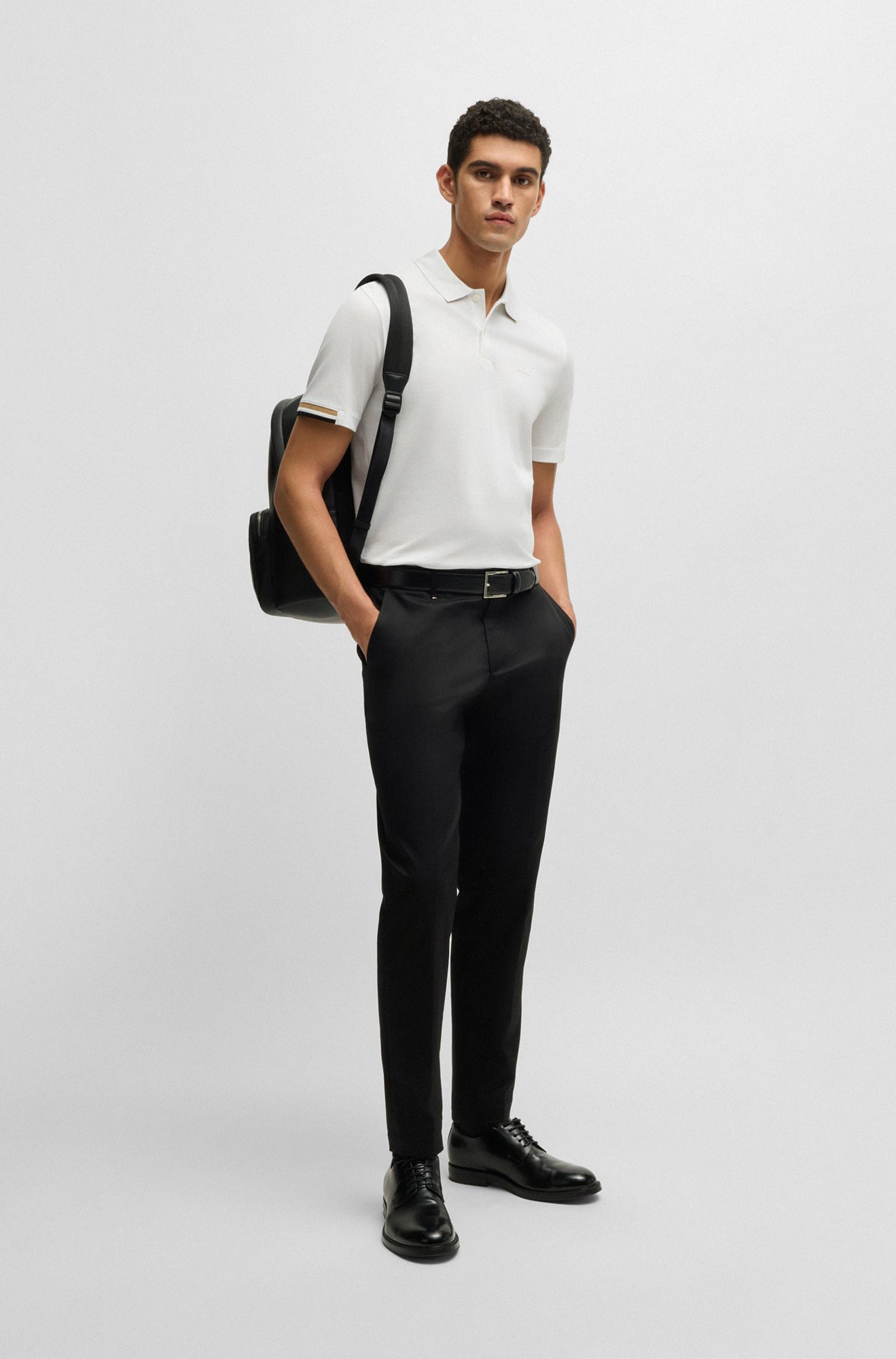 Polo pour homme par HUGO BOSS | 50467113 Blanc | Boutique Vvög, vêtements mode pour homme et femme