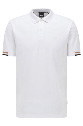 Polo pour homme par HUGO BOSS | 50467113 Blanc | Boutique Vvög, vêtements mode pour homme et femme