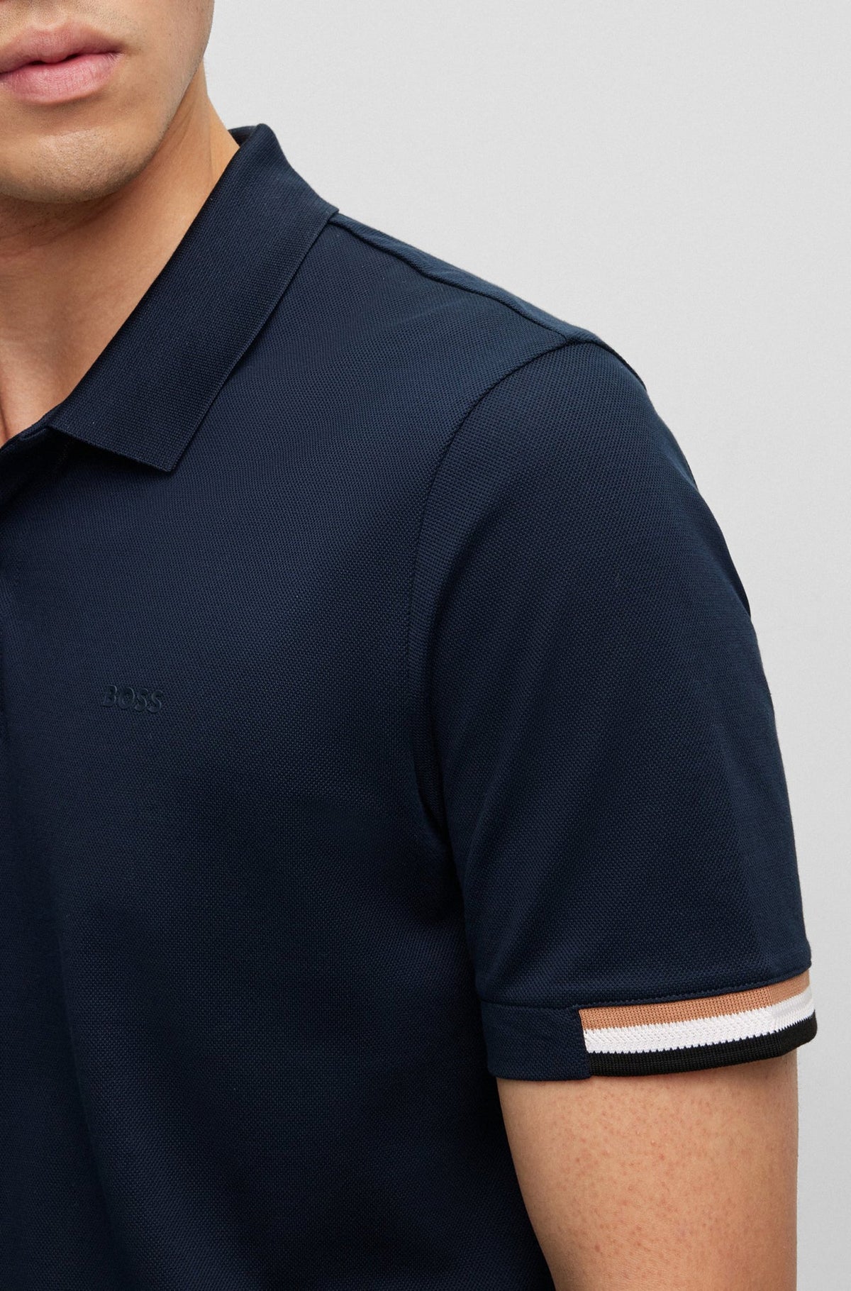 Polo pour homme par HUGO BOSS | 50467113 Bleu Foncé | Boutique Vvög, vêtements mode pour homme et femme