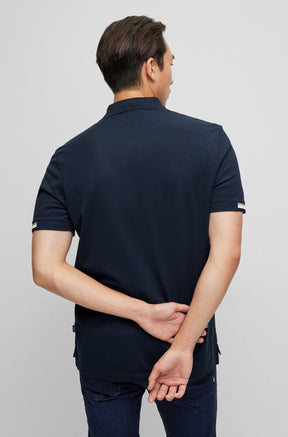 Polo pour homme par HUGO BOSS | 50467113 Bleu Foncé | Boutique Vvög, vêtements mode pour homme et femme