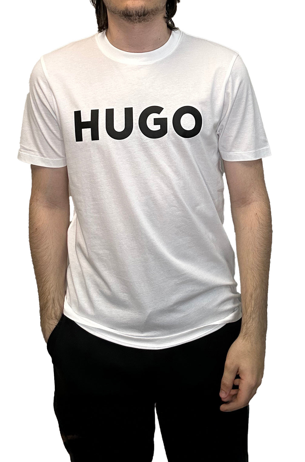 T-Shirt pour homme par HUGO BOSS | 50467556 Blanc Ouvert | Boutique Vvög, vêtements mode pour homme et femme