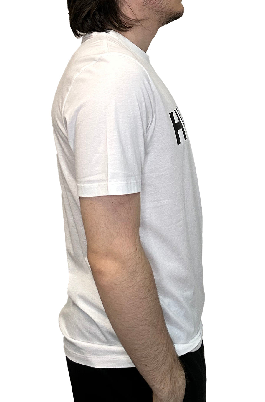T-Shirt pour homme par HUGO BOSS | 50467556 Blanc Ouvert | Boutique Vvög, vêtements mode pour homme et femme