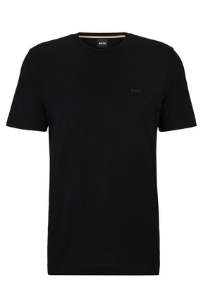 T-Shirt habillée pour homme par HUGO BOSS collection Sport | 50468347 Noir/001-BLACK | Boutique Vvög, vêtements mode pour homme et femme
