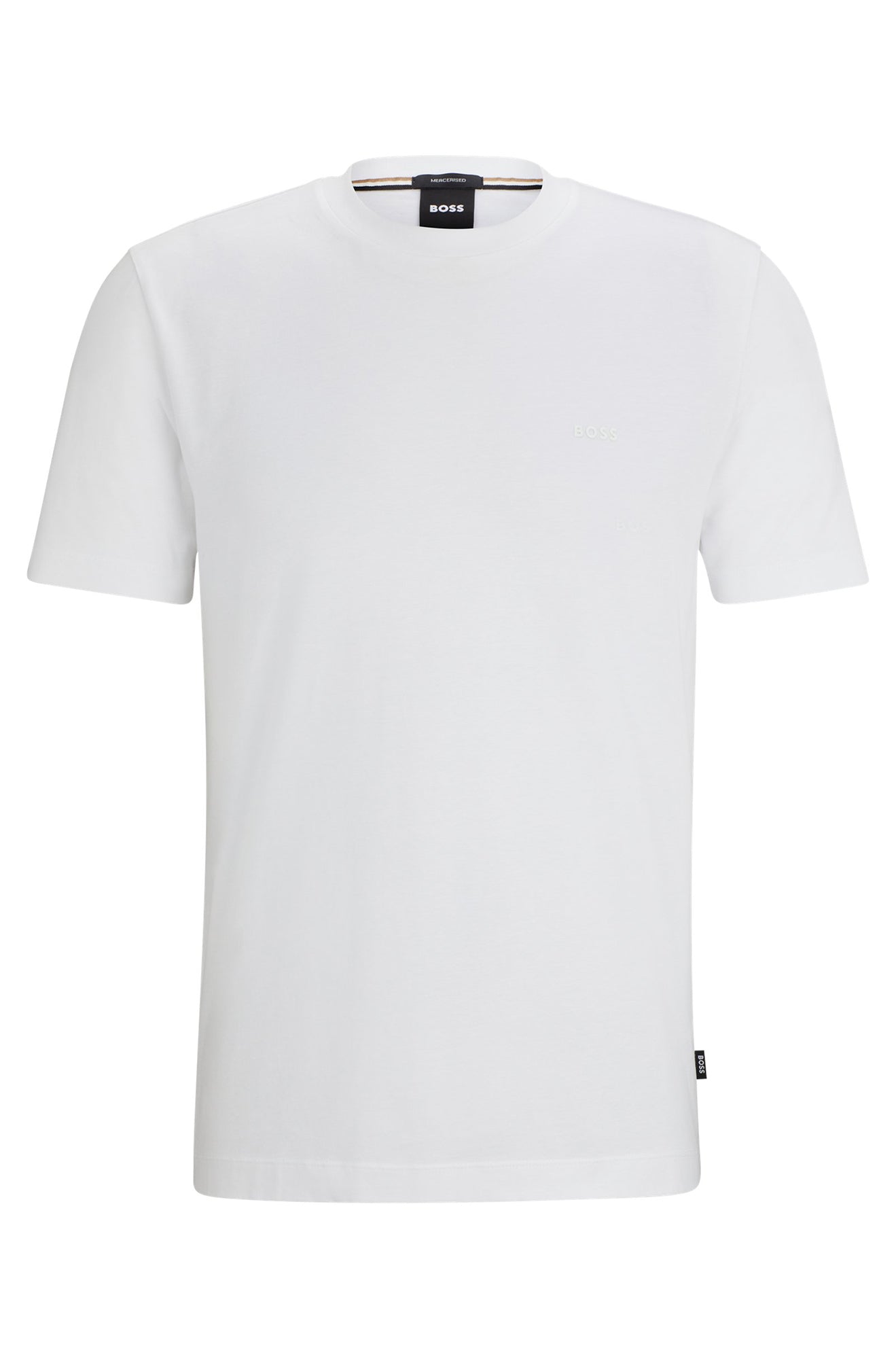 T-Shirt habillée pour homme par HUGO BOSS collection Sport | 50468347 Blanc/100-WHITE | Boutique Vvög, vêtements mode pour homme et femme