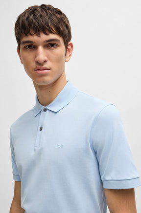 Polo pour homme par HUGO BOSS | 50468362 Bleu Pastel | Boutique Vvög, vêtements mode pour homme et femme