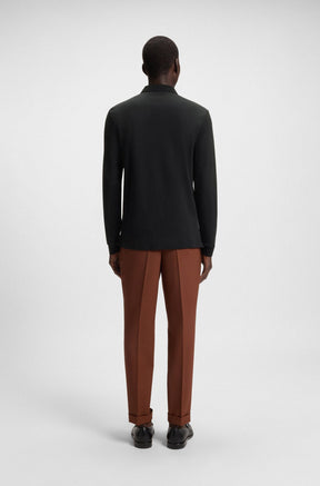 Polo manches longues pour homme par HUGO BOSS | 50468392 Noir | Boutique Vvög, vêtements mode pour homme et femme