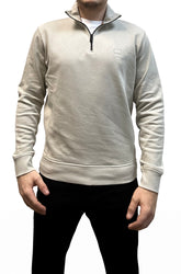 Chandail avec collet pour homme par HUGO BOSS | 50468926 Beige | Boutique Vvög, vêtements mode pour homme et femme