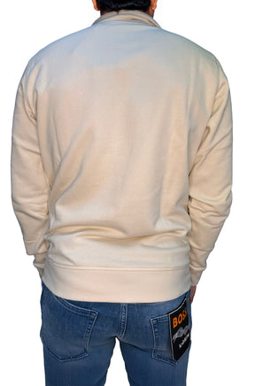 Chandail manches longues avec zip pour homme par HUGO BOSS | 50468926 Jaune Ouvert | Boutique Vvög, vêtements mode pour homme et femme