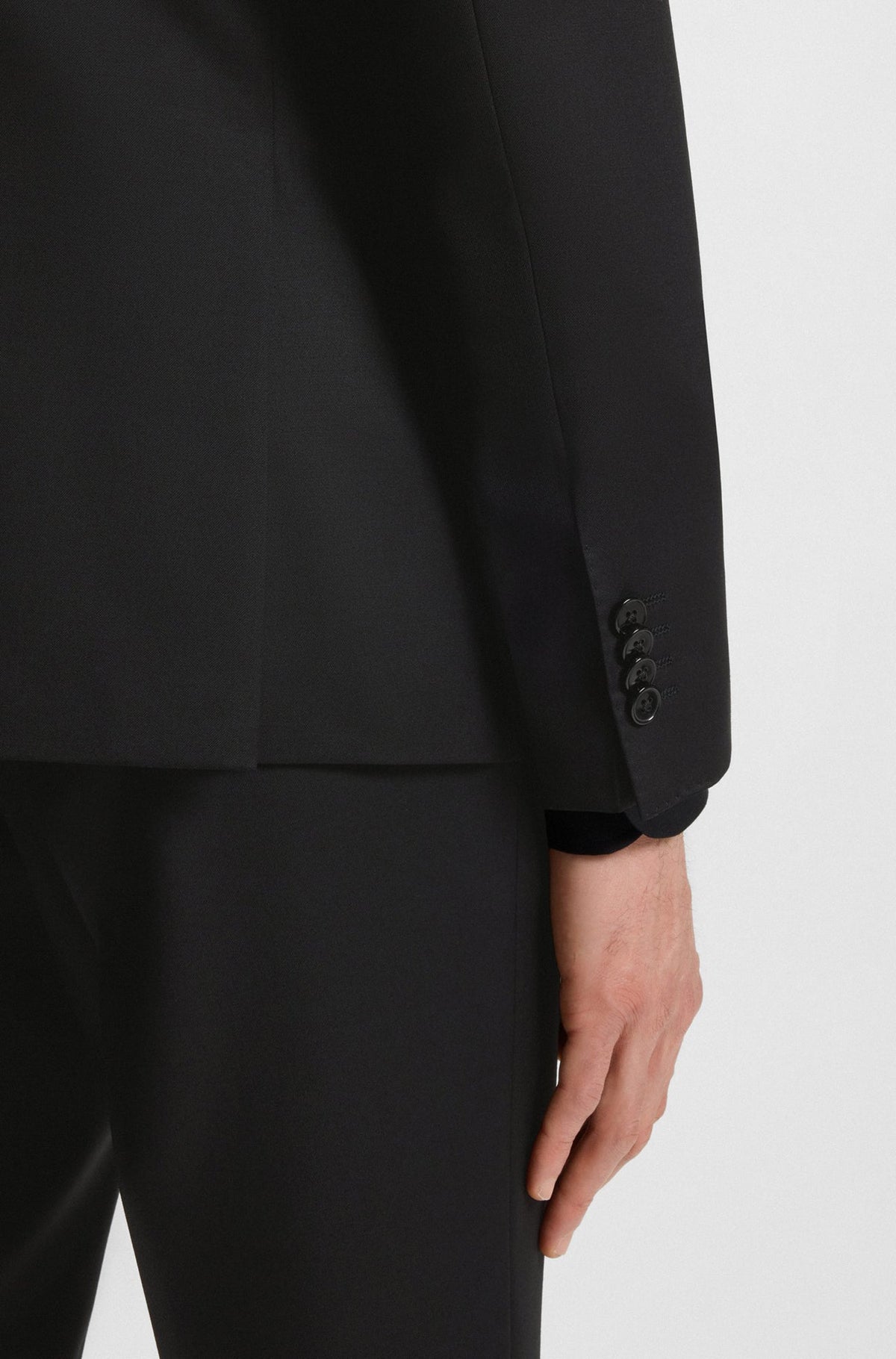 Veston pour homme par HUGO BOSS | 50469171 Noir | Boutique Vvög, vêtements mode pour homme et femme