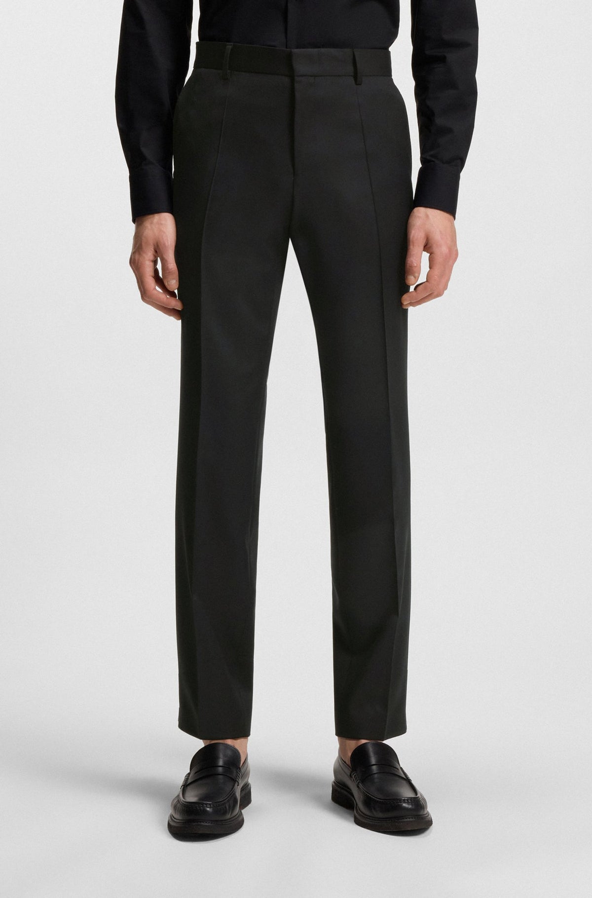 Pantalon habillé pour homme par HUGO BOSS | 50469174 Noir | Boutique Vvög, vêtements mode pour homme et femme