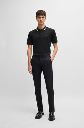 Polo pour homme par HUGO BOSS | 50469360 Noir | Boutique Vvög, vêtements mode pour homme et femme