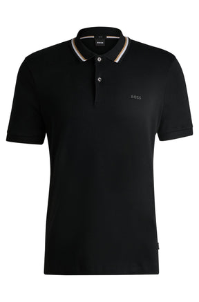 Polo pour homme par HUGO BOSS | 50469360 Noir | Boutique Vvög, vêtements mode pour homme et femme