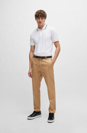 Polo pour homme par HUGO BOSS | 50469360 Blanc | Boutique Vvög, vêtements mode pour homme et femme