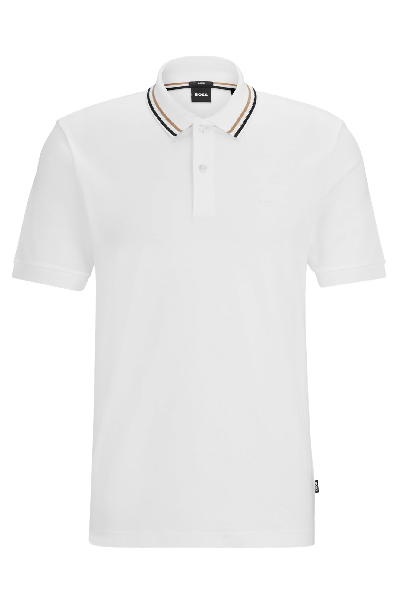 Polo pour homme par HUGO BOSS | 50469360 Blanc | Boutique Vvög, vêtements mode pour homme et femme