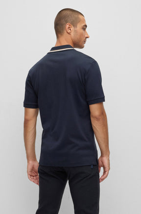 Polo pour homme par HUGO BOSS | 50469360 Bleu Foncé | Boutique Vvög, vêtements mode pour homme et femme