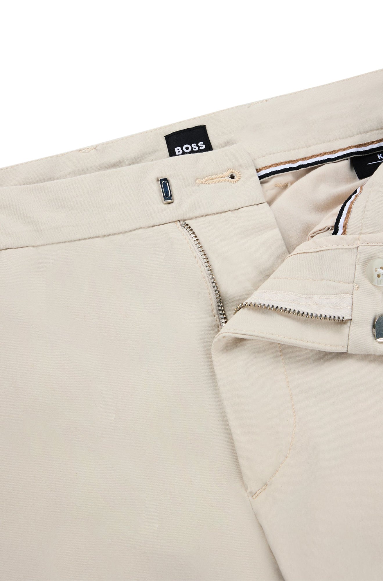 Pantalon pour homme par HUGO BOSS | 50487754 Blanc Ouvert | Boutique Vvög, vêtements mode pour homme et femme