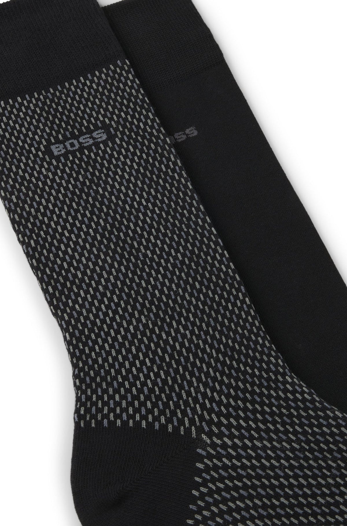 Paire de 2 paires bas pour homme par HUGO BOSS | 50487872 Noir | Boutique Vvög, vêtements mode pour homme et femme