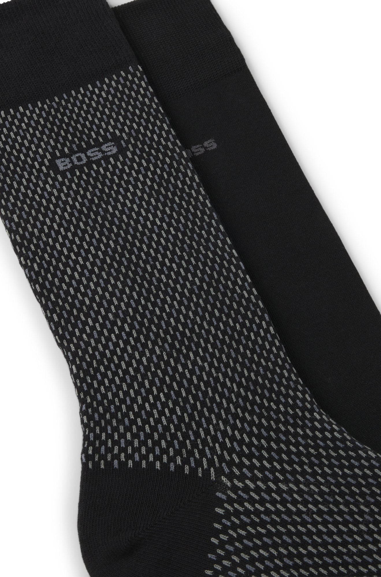 Paire de 2 paires bas pour homme par HUGO BOSS | 50487872 Noir | Boutique Vvög, vêtements mode pour homme et femme