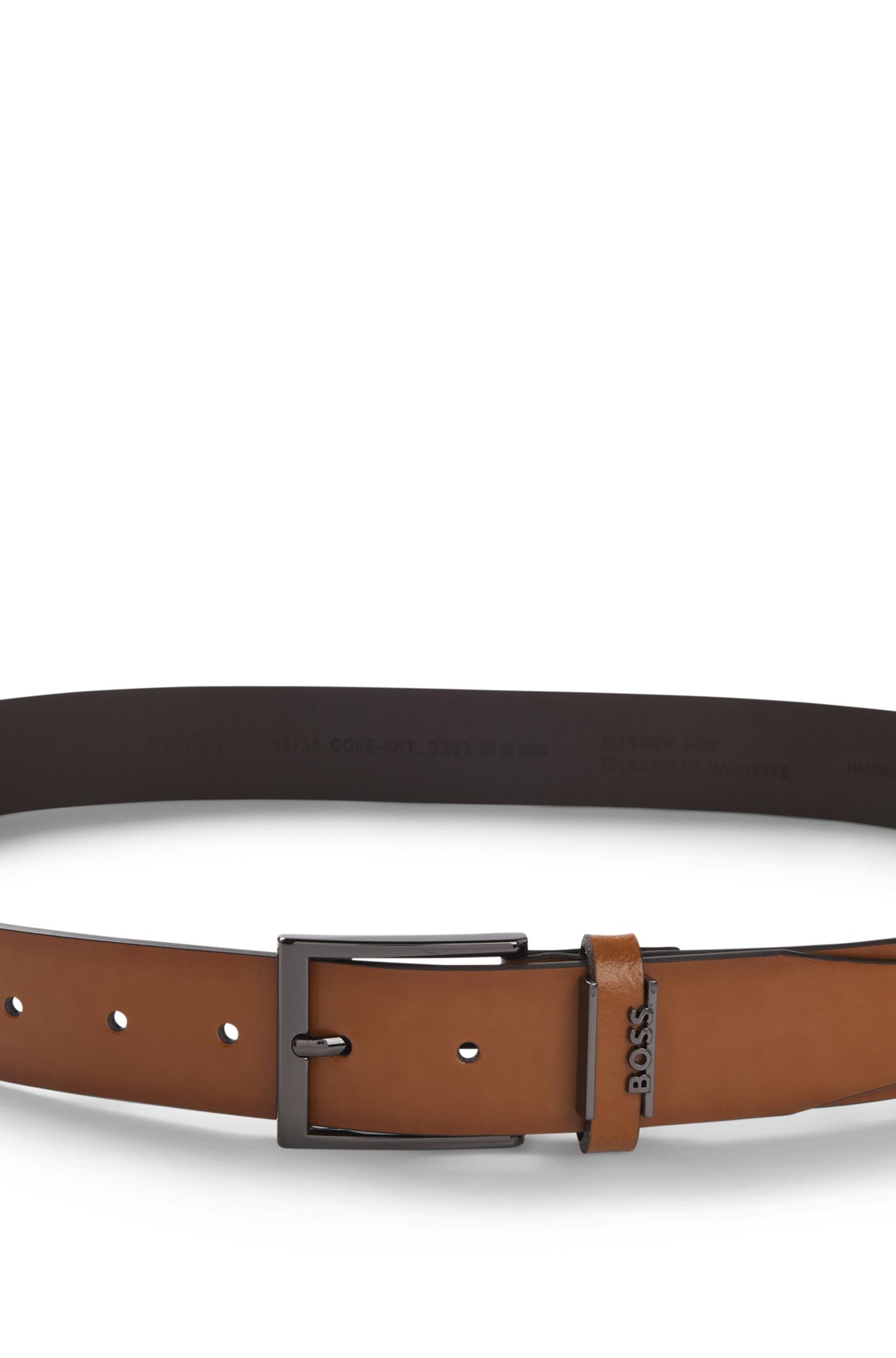 Ceinture pour homme par HUGO BOSS | 50491852 Brun Moyen | Boutique Vvög, vêtements mode pour homme et femme