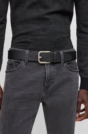 Ceinture pour homme par HUGO BOSS | 50491903 Noir | Boutique Vvög, vêtements mode pour homme et femme
