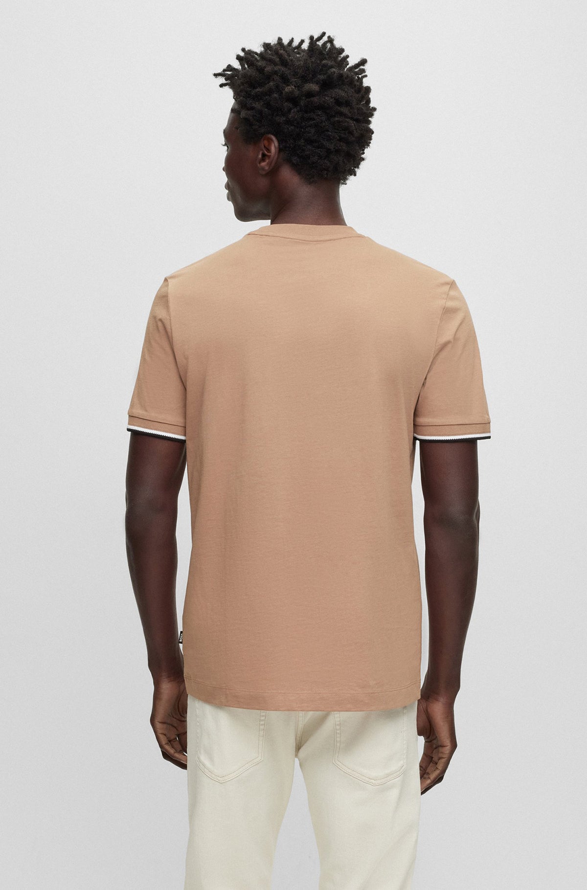 T-Shirt pour homme par HUGO BOSS collection Green | 50501097 Beige/260--MEDIUM BEIGE | Boutique Vvög, vêtements mode pour homme et femme