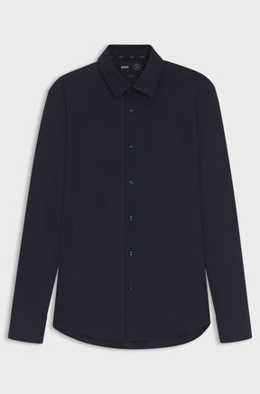 Chemise habillée pour homme par HUGO BOSS | 50503554 Bleu Foncé | Boutique Vvög, vêtements mode pour homme et femme