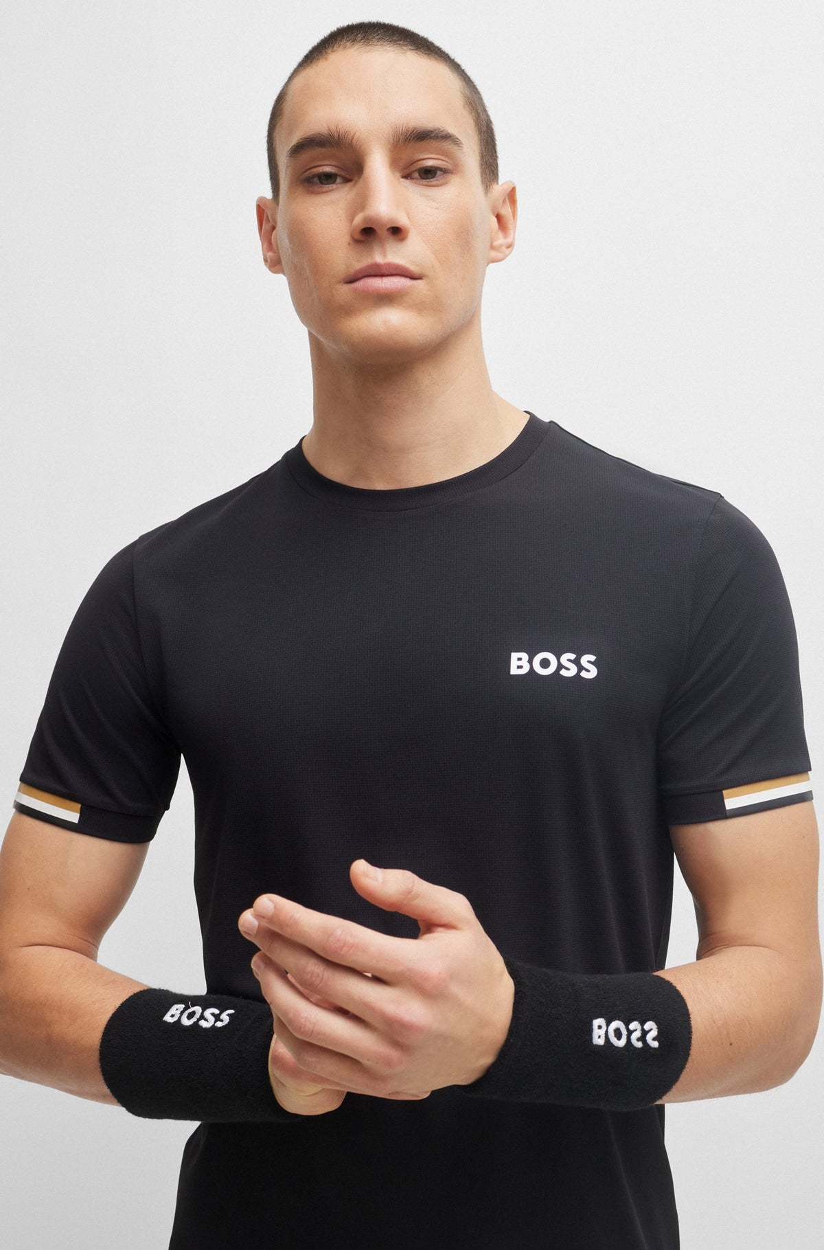 T-Shirt pour homme par HUGO BOSS collection Green | 50506348 Noir/001-BLACK | Boutique Vvög, vêtements mode pour homme et femme