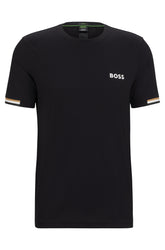 T-Shirt pour homme par HUGO BOSS collection Green | 50506348 Noir/001-BLACK | Boutique Vvög, vêtements mode pour homme et femme