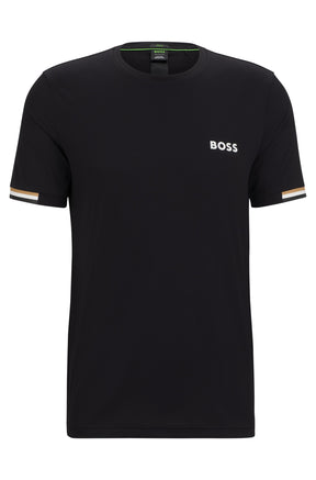 T-Shirt pour homme par HUGO BOSS collection Green | 50506348 Noir/001-BLACK | Boutique Vvög, vêtements mode pour homme et femme