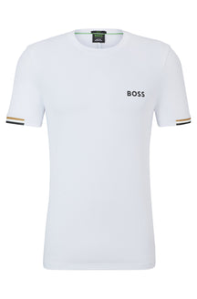 T-Shirt pour homme par HUGO BOSS collection Green | 50506348 Blanc/100-WHITE | Boutique Vvög, vêtements mode pour homme et femme