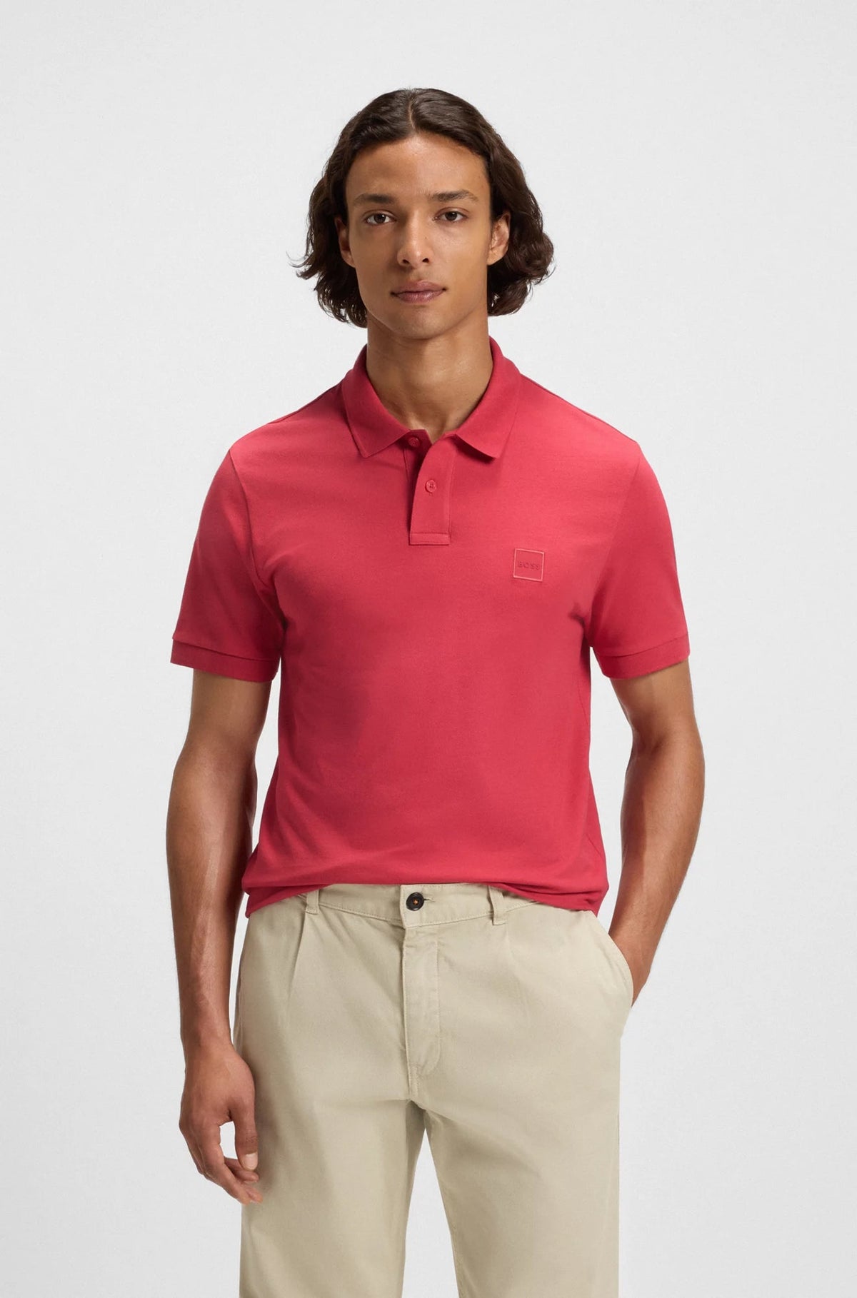 Polo pour homme par HUGO BOSS | 50507803 Rouge Ouvert | Boutique Vvög