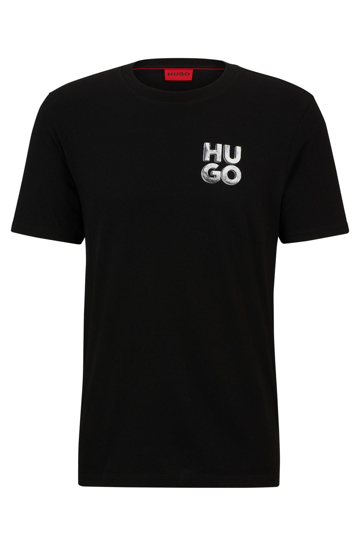 T-Shirt pour homme par HUGO BOSS | 50508944 Noir/001-BLACK | Boutique Vvög, vêtements mode pour homme et femme