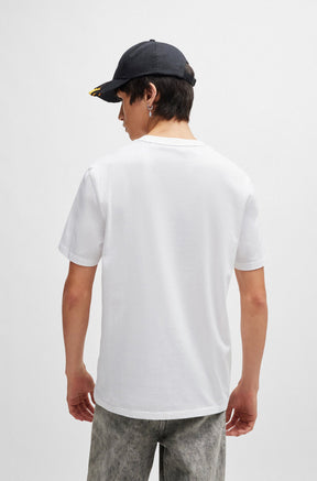 T-Shirt pour homme par HUGO BOSS | 50508944 Blanc/100-WHITE | Boutique Vvög, vêtements mode pour homme et femme