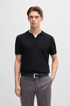 Ceinture pour homme par HUGO BOSS | 50512795 Noir | Boutique Vvög, vêtements mode pour homme et femme