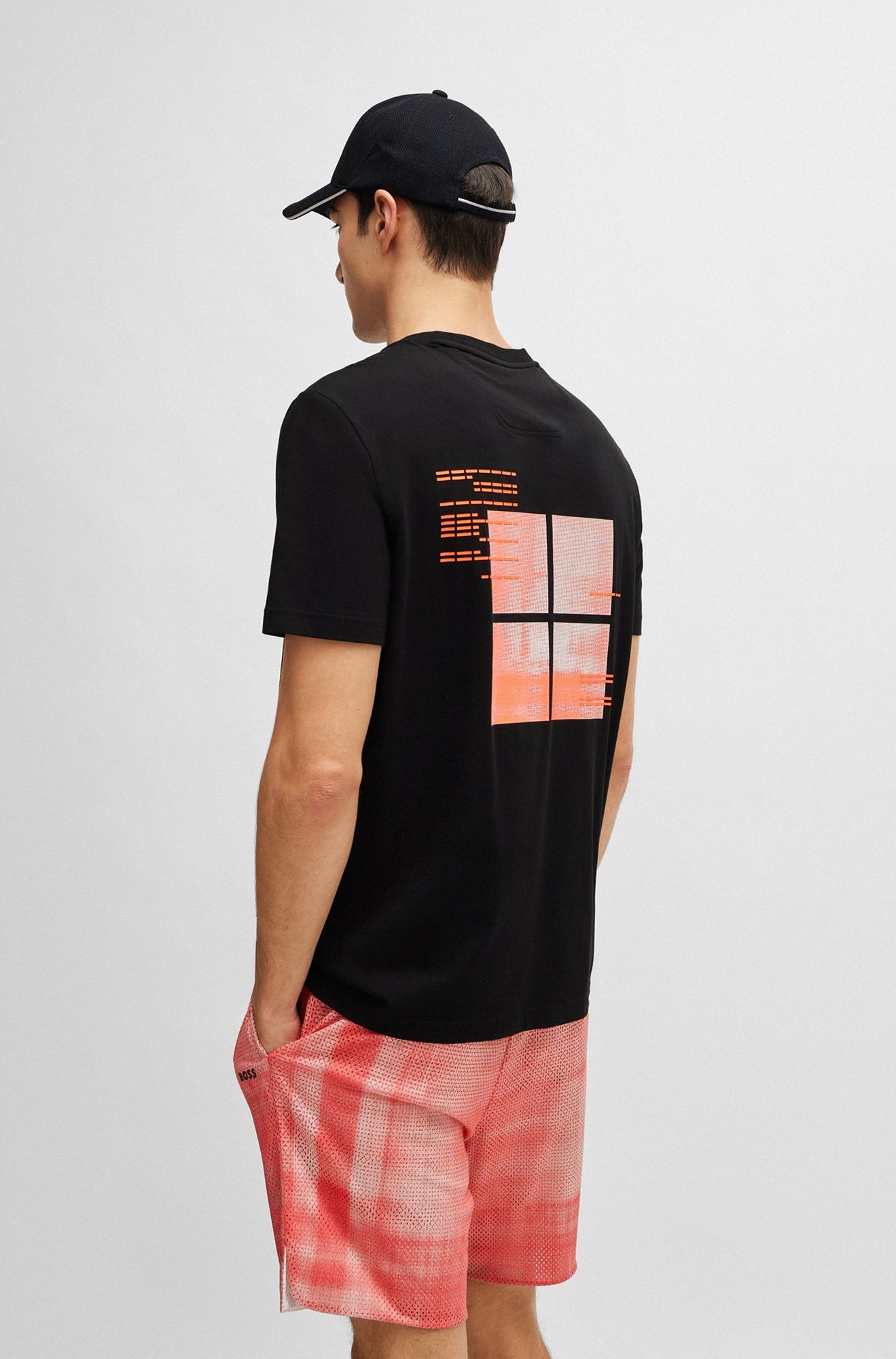 T-Shirt pour homme par HUGO BOSS collection Green | 50512990 Noir/001-BLACK | Boutique Vvög, vêtements mode pour homme et femme