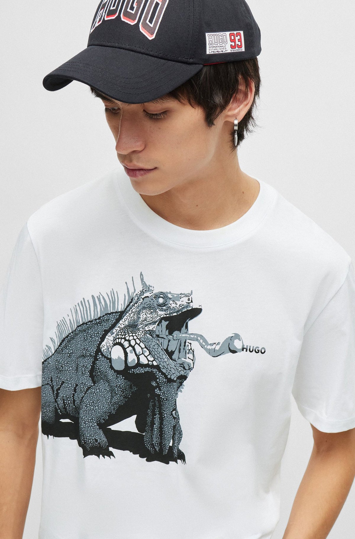 T-Shirt pour homme par HUGO BOSS | 50513812 Blanc/100-WHITE | Boutique Vvög, vêtements mode pour homme et femme