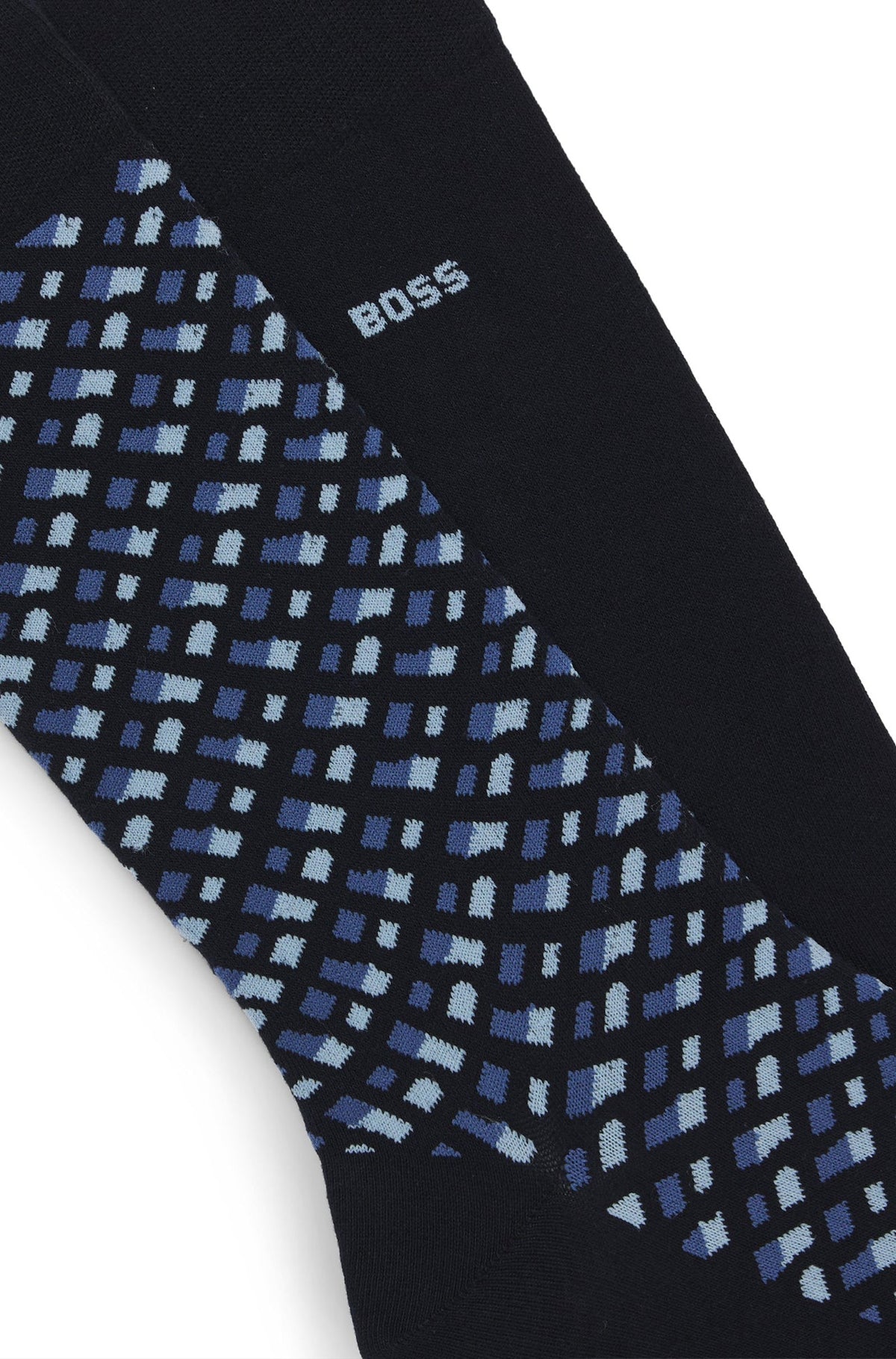 Bas pour homme par HUGO BOSS | 50515141 Bleu Moyen | Boutique Vvög, vêtements mode pour homme et femme