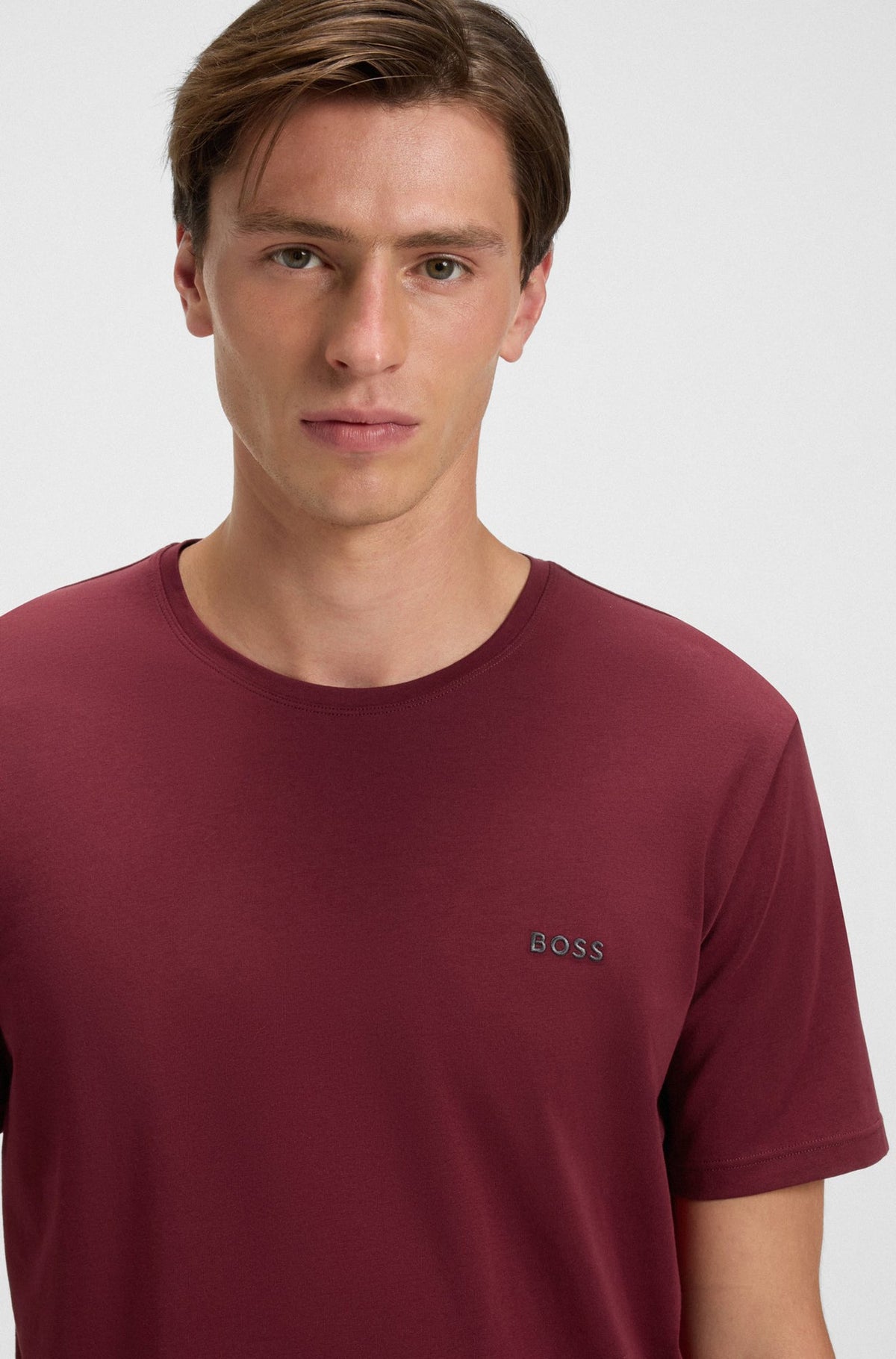 T-Shirt pour homme par HUGO BOSS | 50515312 Rouge Foncé | Boutique Vvög, vêtements mode pour homme et femme