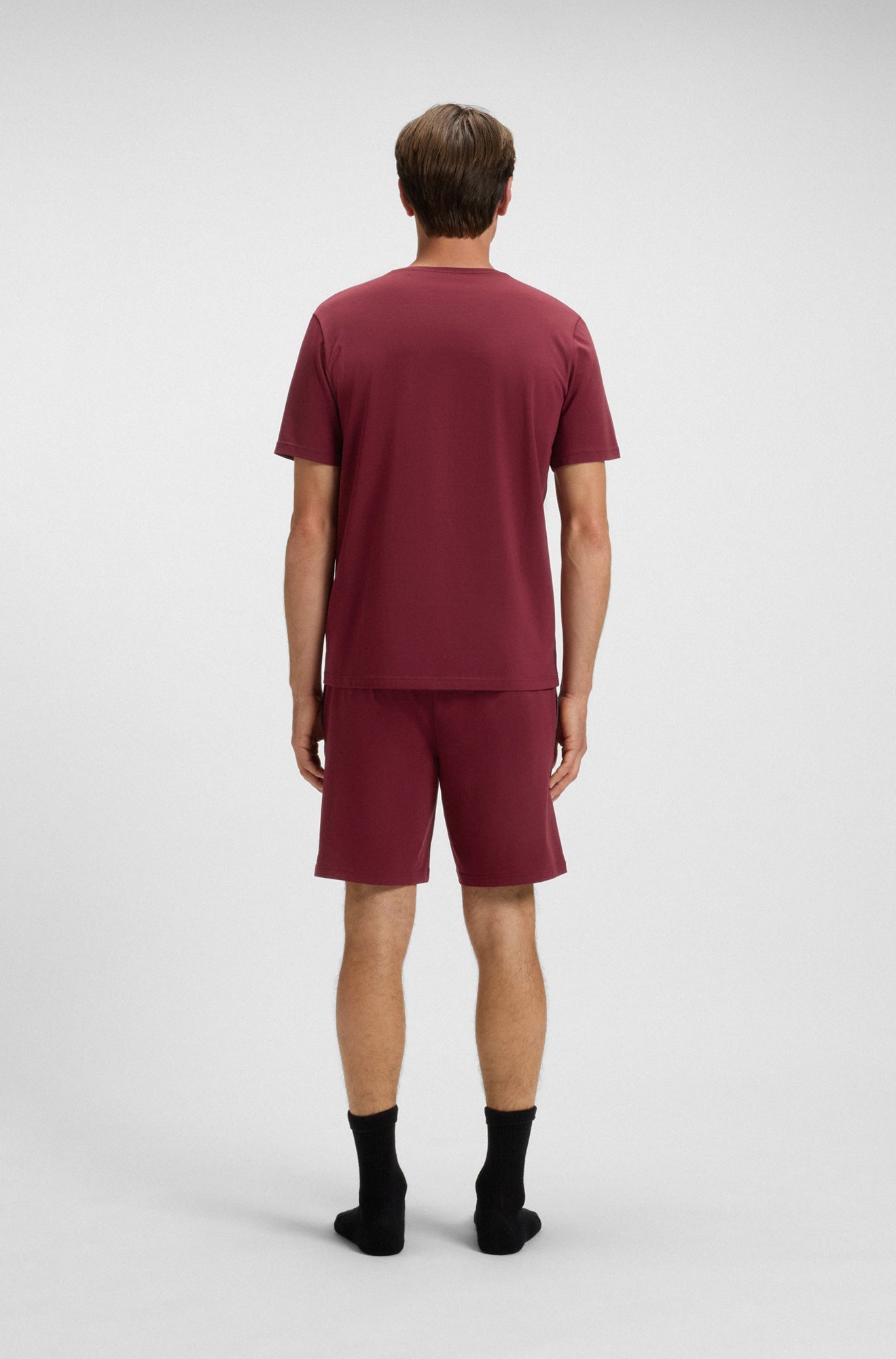 T-Shirt pour homme par HUGO BOSS | 50515312 Rouge Foncé | Boutique Vvög, vêtements mode pour homme et femme