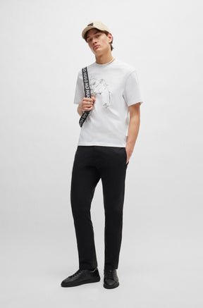 T-Shirt pour homme par HUGO BOSS | 50516724 Blanc | Boutique Vvög, vêtements mode pour homme et femme