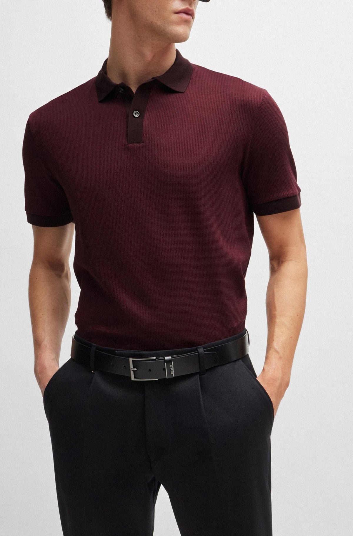 Polo pour homme par HUGO BOSS | 50518563 Rouge Ouvert | Boutique Vvög, vêtements mode pour homme et femme