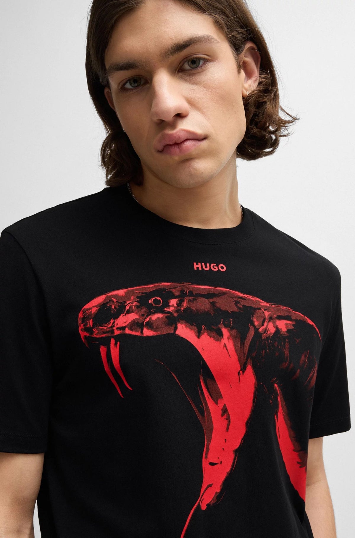 T-Shirt pour homme par HUGO BOSS | 50519013 Noir | Boutique Vvög, vêtements mode pour homme et femme