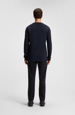 Chandail sport pour homme par HUGO BOSS | 50520725 Bleu Foncé | Boutique Vvög, vêtements mode pour homme et femme