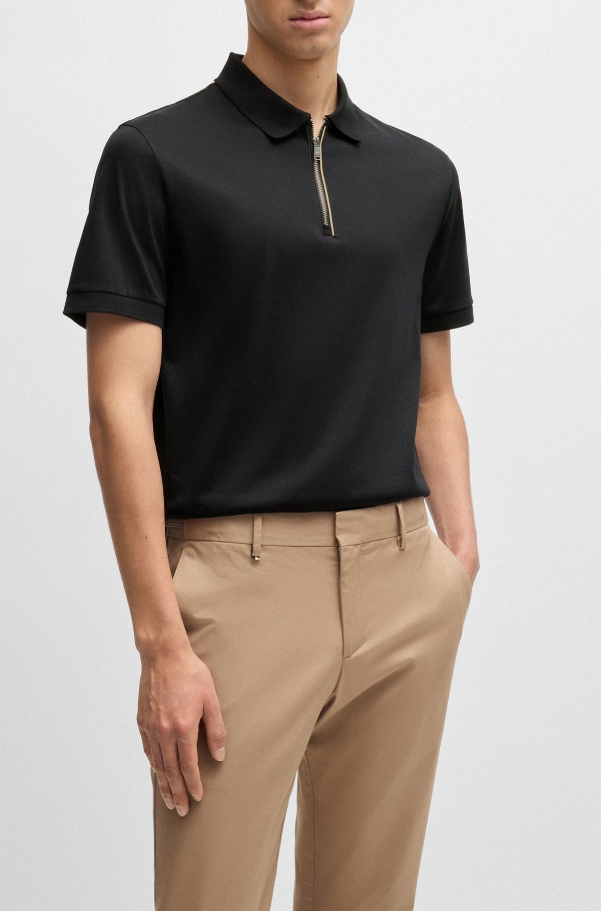 Polo pour homme par HUGO BOSS | 50521118 Noir | Boutique Vvög, vêtements mode pour homme et femme