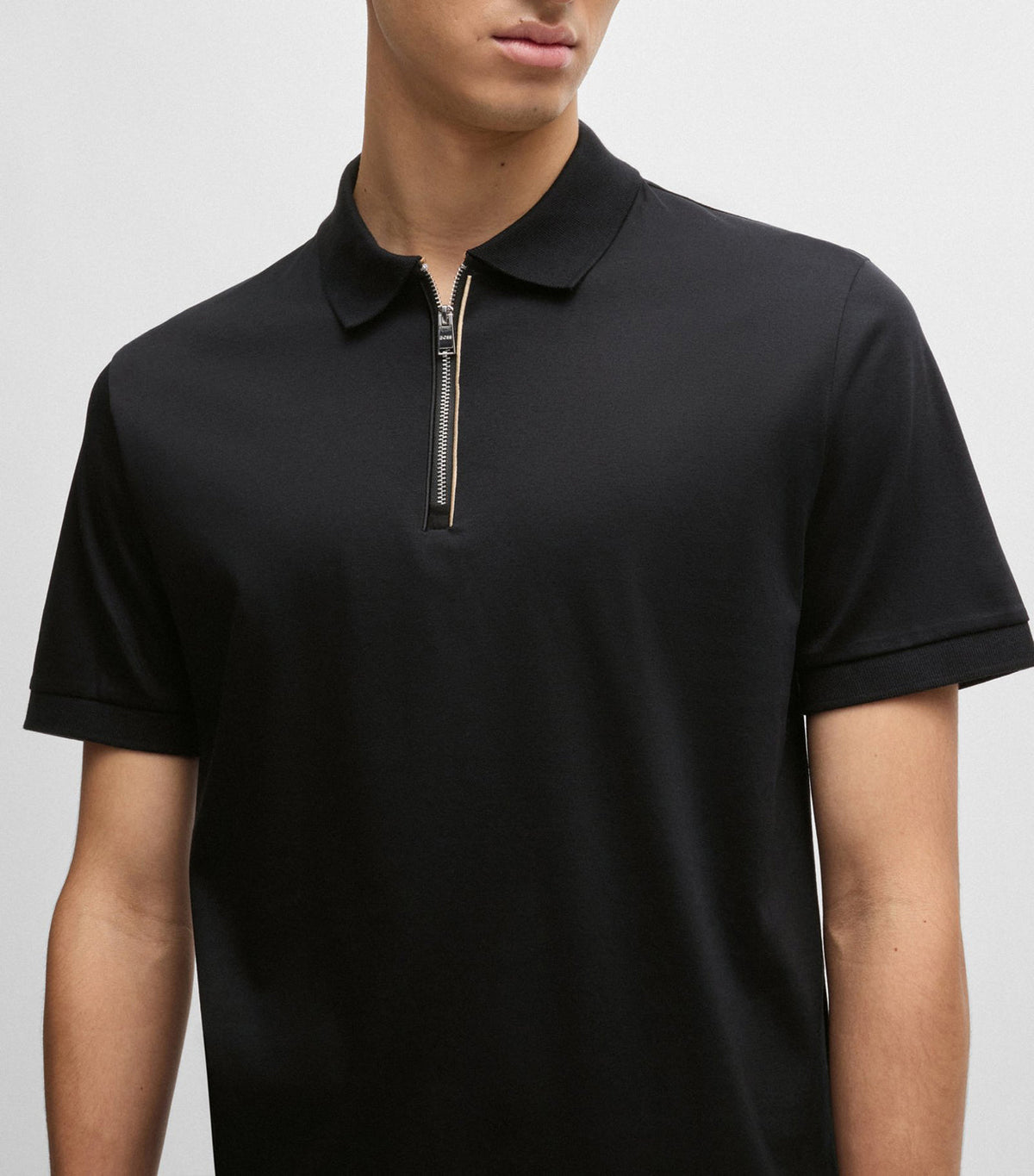 Polo pour homme par HUGO BOSS | 50521118 Noir | Boutique Vvög, vêtements mode pour homme et femme